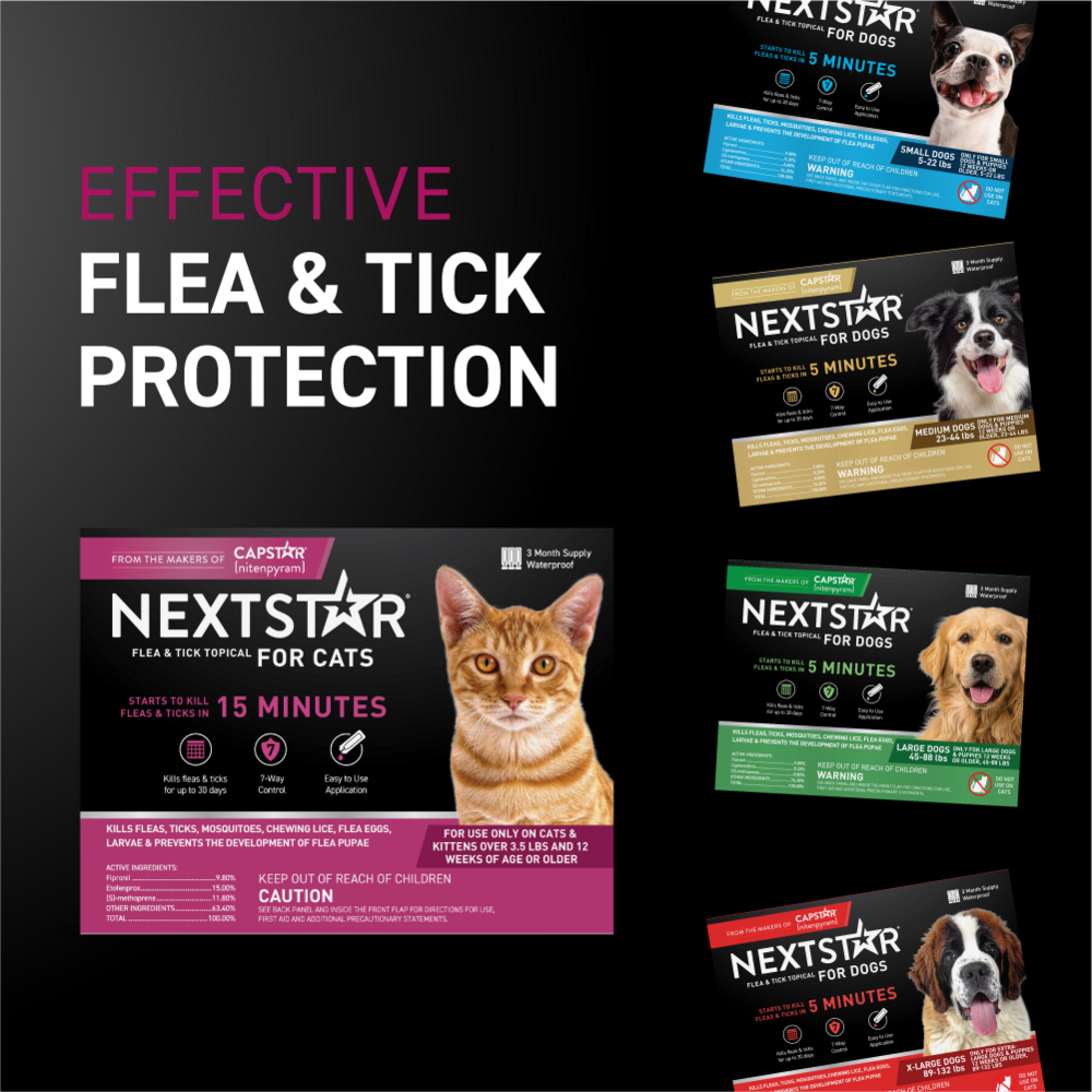 
                  
                    Nextstar Flea & Tick Spot on for Cats
                  
                