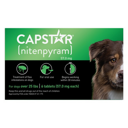 Capstar Flea Tablets for Large Dogs Over 25 lbs