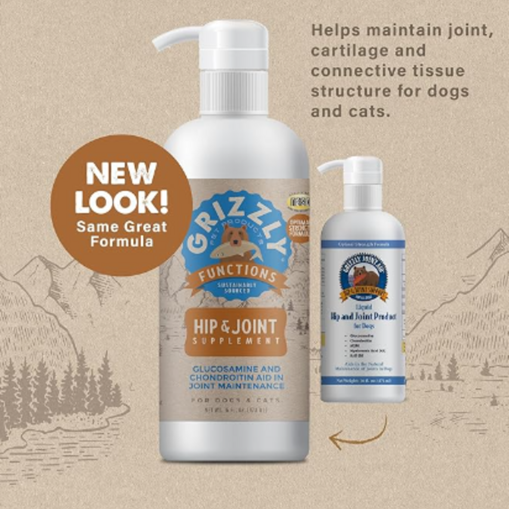 
                  
                    Grizzly Joint Aid Liquid Hip and Joint Product for Dogs & Cats
                  
                