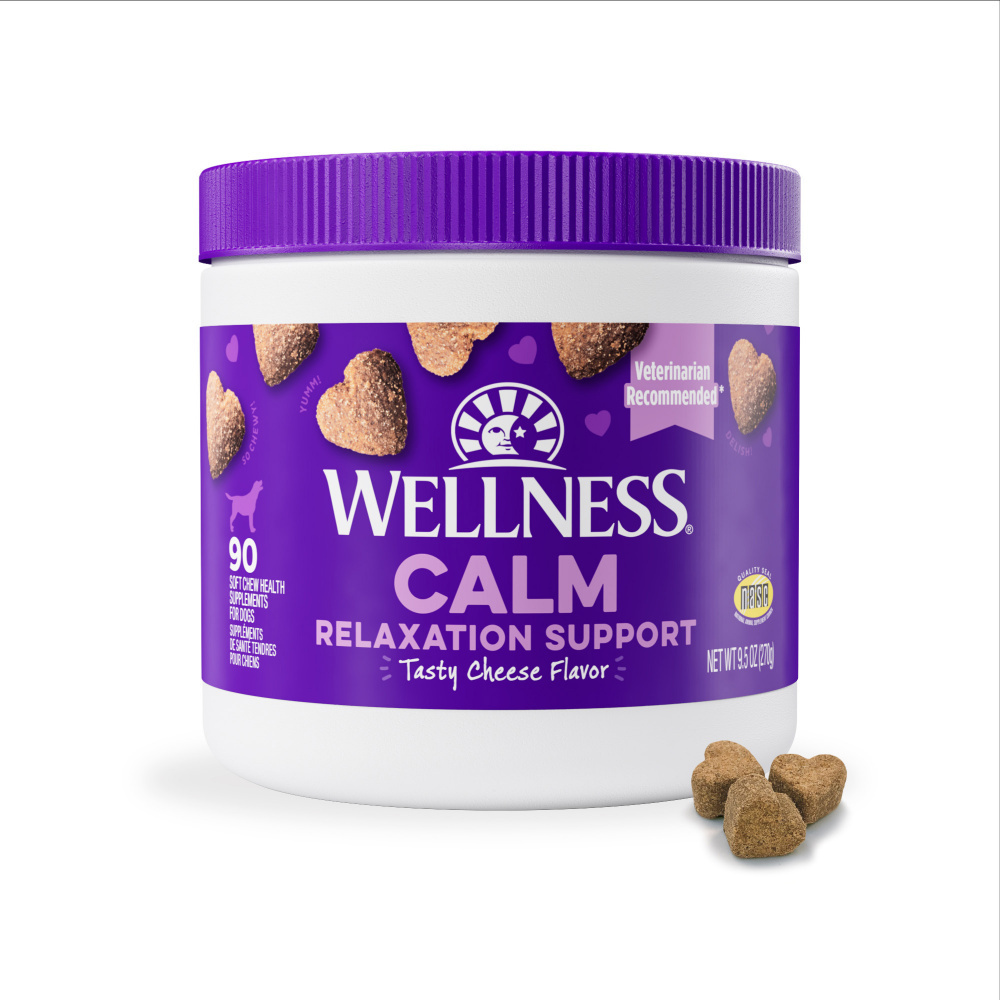 
                  
                    Wellness Tasty Cheese Flavored Soft Chews Calming Supplements for Dogs
                  
                