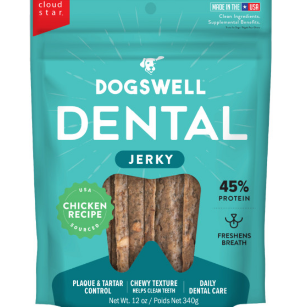Dogswell Dental Jerky Chicken Dog Treats