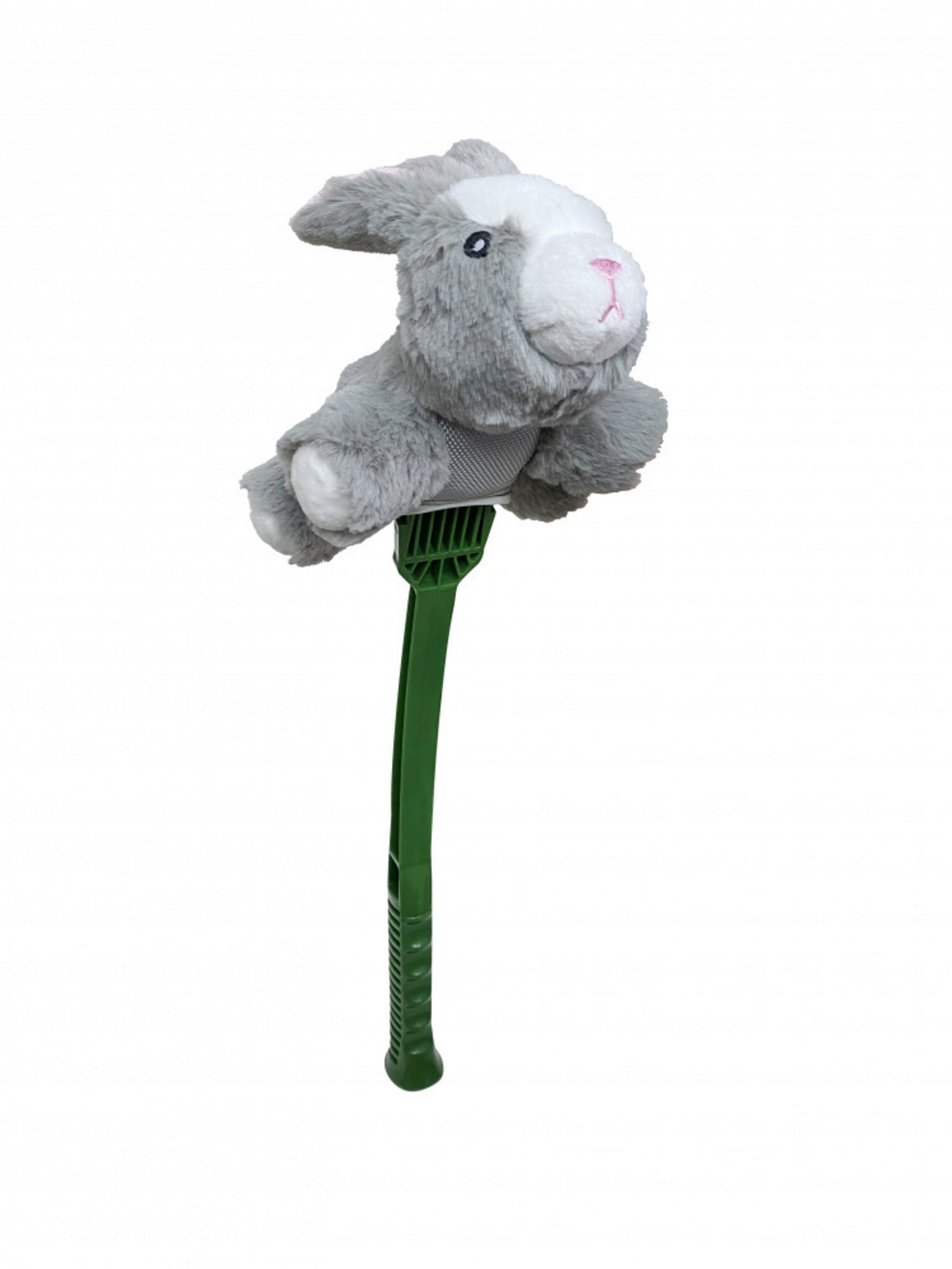 Flingerz Furry Rabbit on Stick Dog Toy
