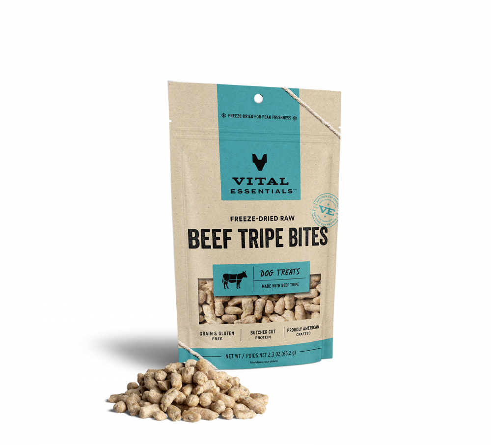 
                  
                    Vital Essentials Freeze Dried Beef Tripe Bites Dog Treats
                  
                