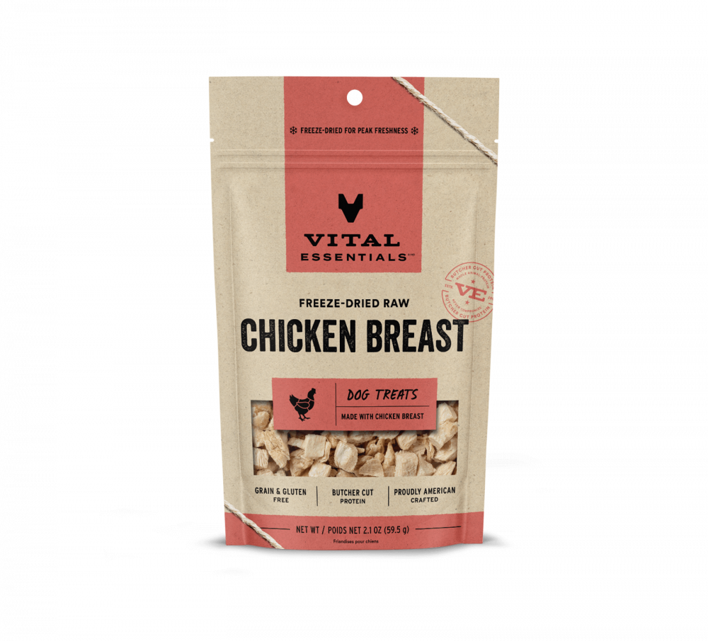 
                  
                    Vital Essentials Freeze Dried Chicken Breast Dog Treats
                  
                