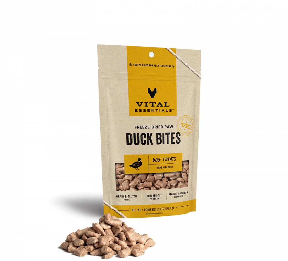 
                  
                    Vital Essentials Freeze Dried Duck Bites Dog Treats
                  
                