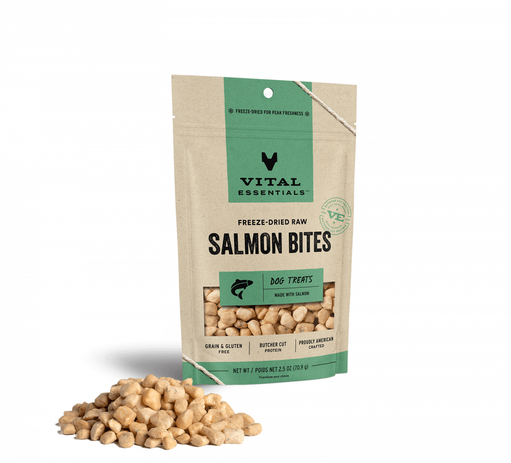 
                  
                    Vital Essentials Freeze Dried Raw Salmon Bites Dog Treats
                  
                