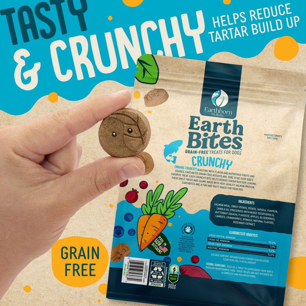 Earthbites Crunchy Grain Free Salmon Treats