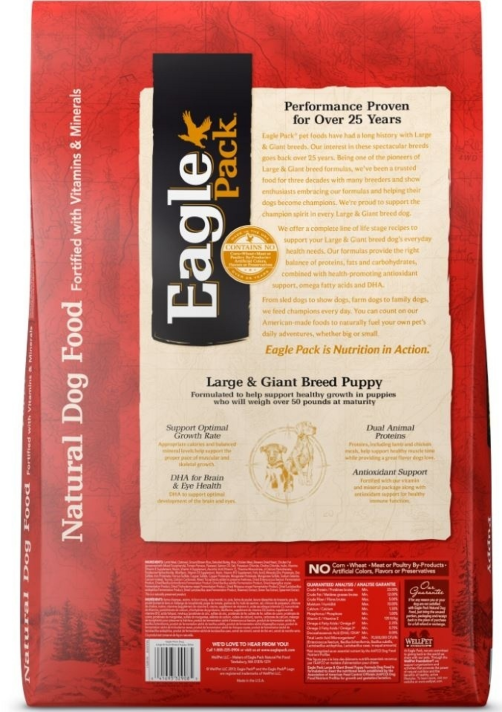 Eagle Pack Natural Large Breed Health Puppy Dry Dog Food