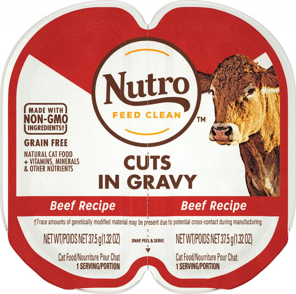 
                  
                    Nutro Perfect Portions Grain Free Cuts In Gravy Real Beef Recipe Wet Cat Food Trays
                  
                