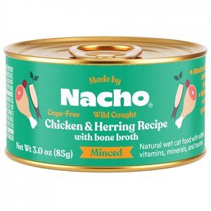 Made By Nacho Cage-Free Chicken & Wild Caught Herring Minced Recipe With Bone Broth