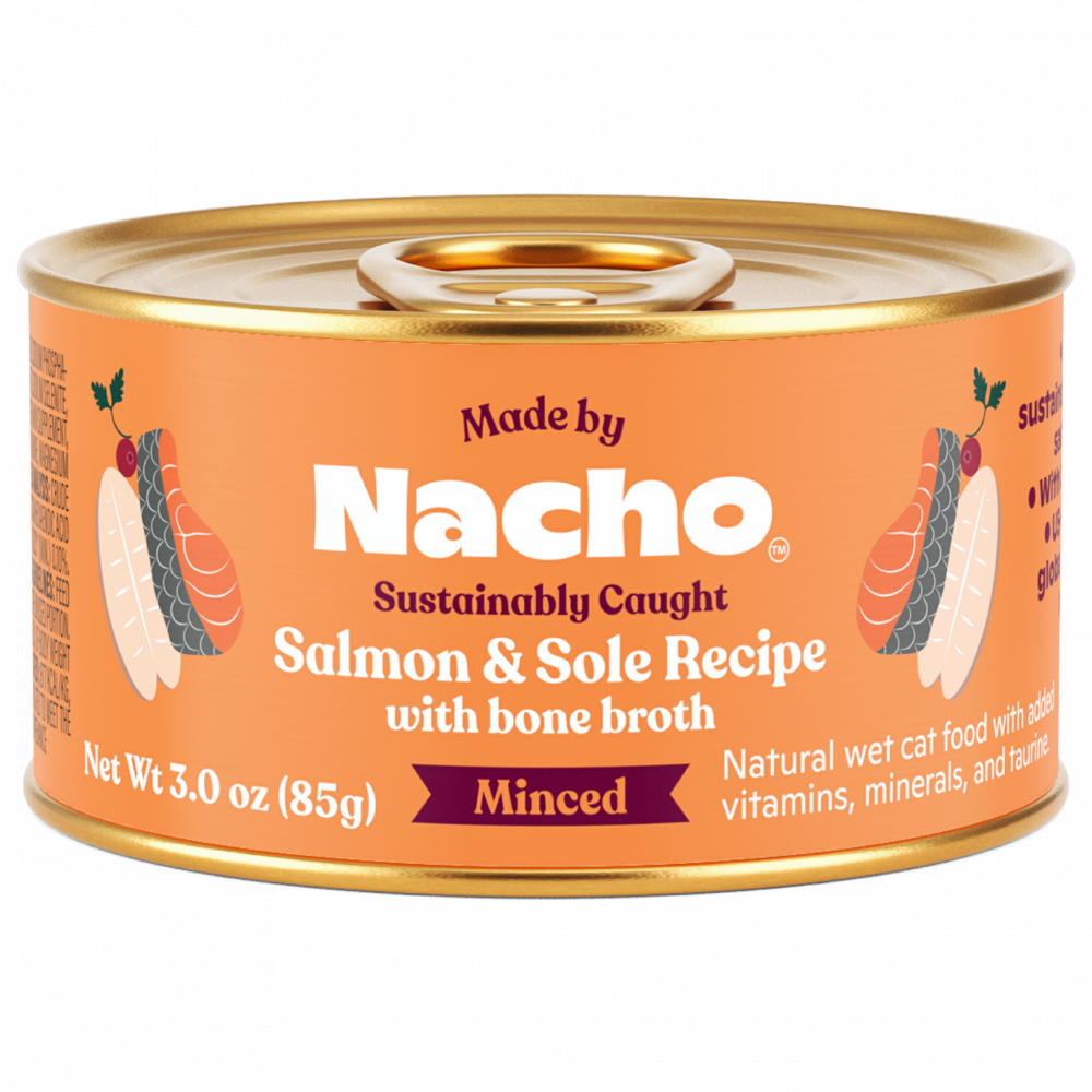 
                  
                    Made By Nacho Sustainably Caught Minced Salmon & Sole Recipe With Bone Broth
                  
                