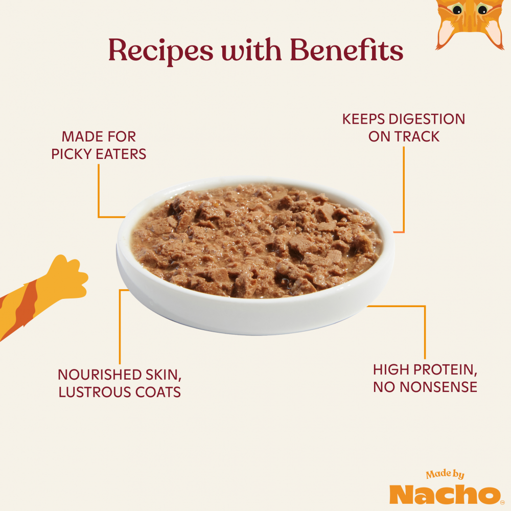 
                  
                    Made By Nacho Cage-Free Turkey & Turkey Liver Minced Recipe With Bone Broth
                  
                