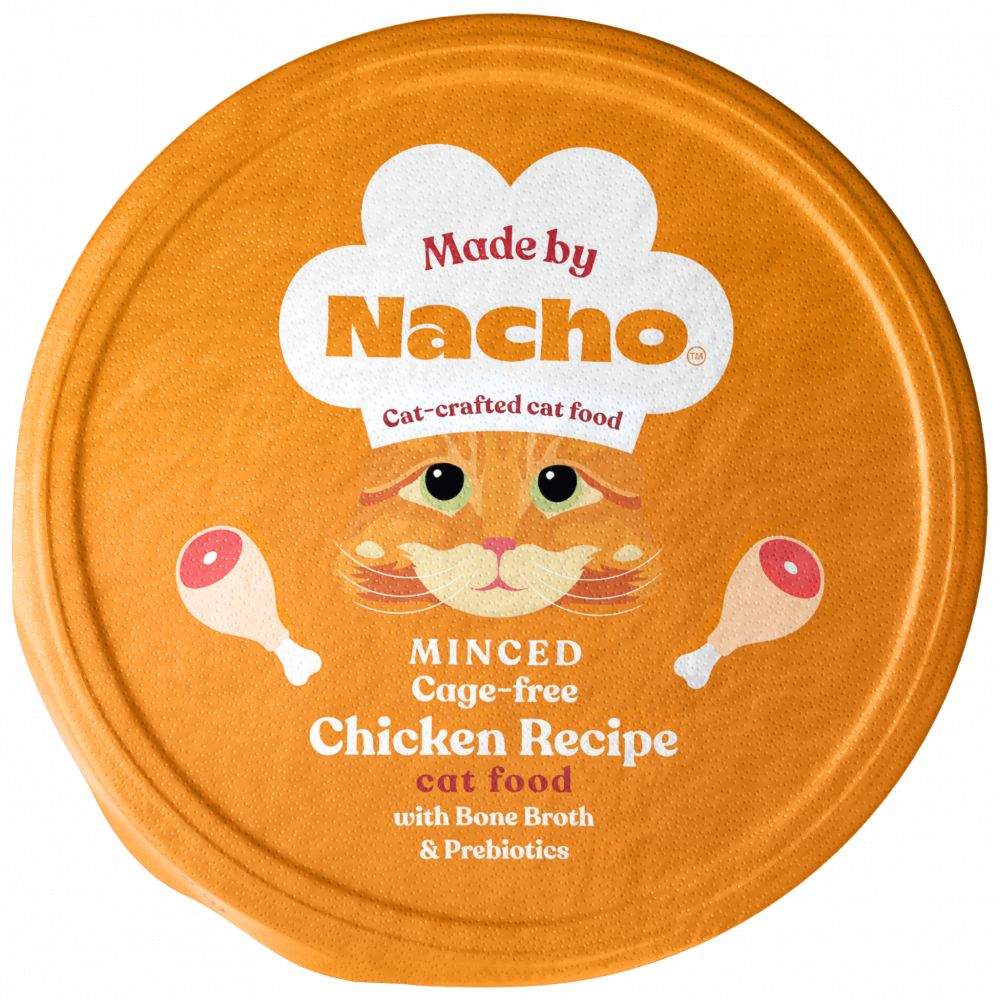 
                  
                    Made By Nacho Minced Cage-Free Chicken Recipe Cat Food With Bone Broth & Prebiotics
                  
                