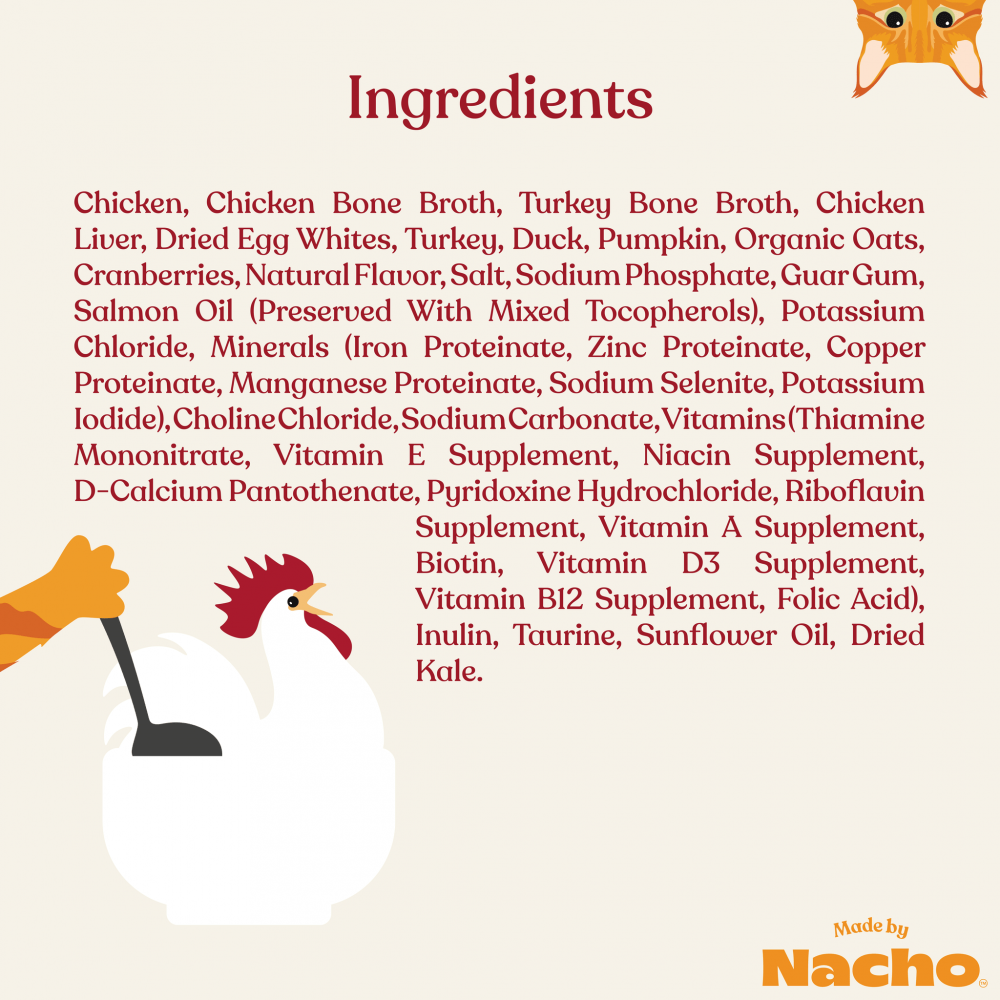 
                  
                    Made By Nacho Cage-Free Chicken Recipe Cuts In Gravy With Bone Broth
                  
                