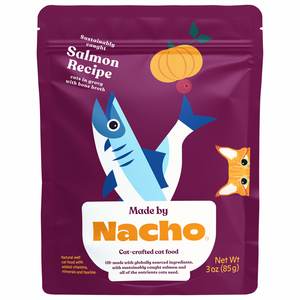 Made By Nacho Sustainably Caught Salmon Recipe Cuts In Gravy With Bone Broth