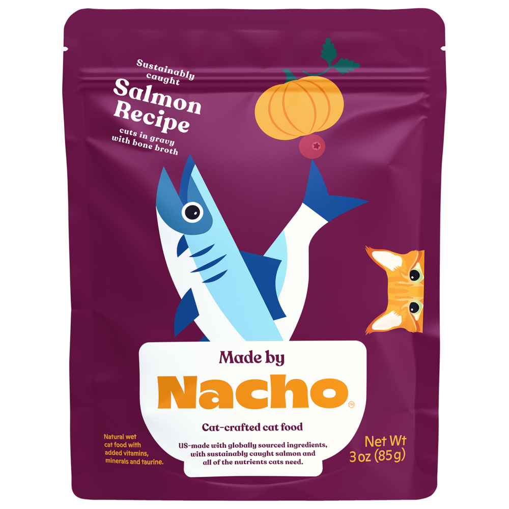 
                  
                    Made By Nacho Sustainably Caught Salmon Recipe Cuts In Gravy With Bone Broth
                  
                