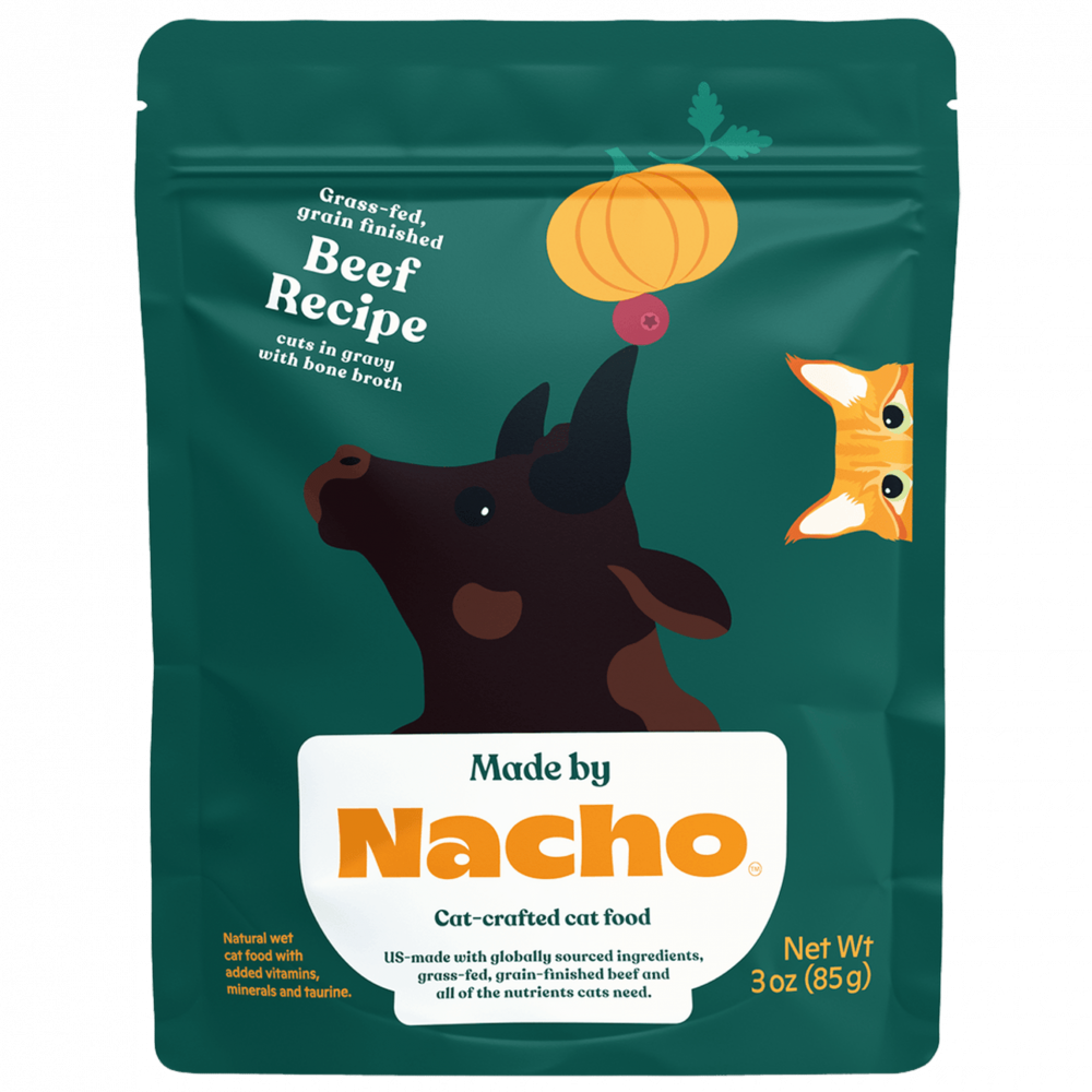 
                  
                    Made By Nacho Grass-Fed, Grain Finished Beef Recipe Cuts In Gravy With Bone Broth
                  
                