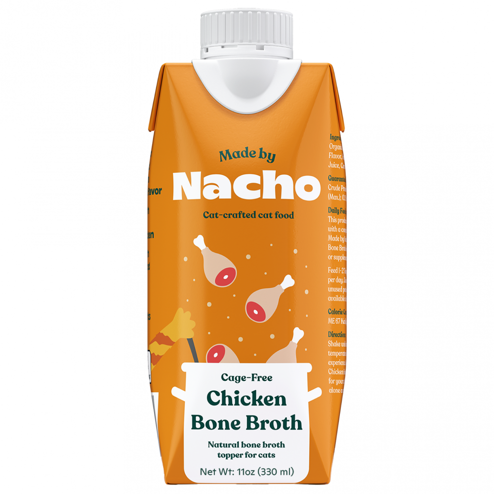 Made By Nacho Cage-Free Chicken Bone Broth Topper Tetra