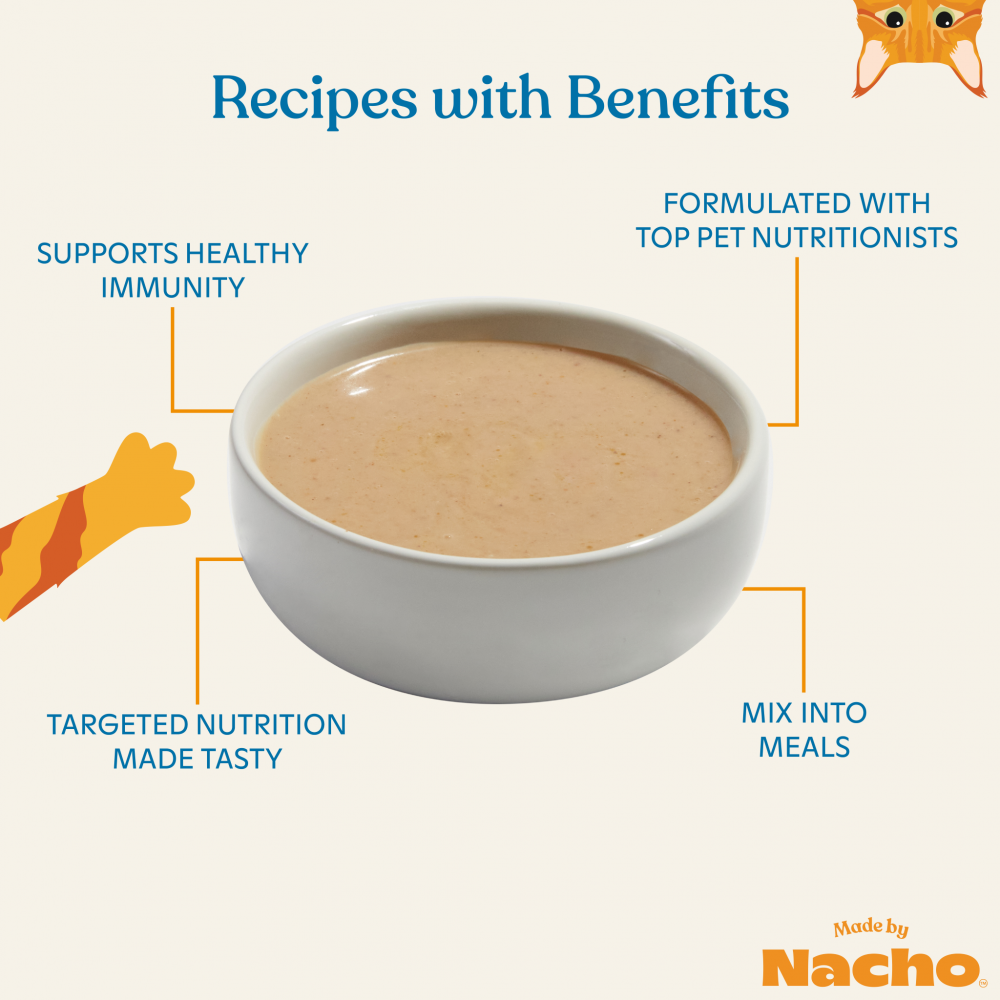 
                  
                    Made By Nacho Immunity Support Cage-Free Chicken Puree Meal Topper With Bone Broth
                  
                