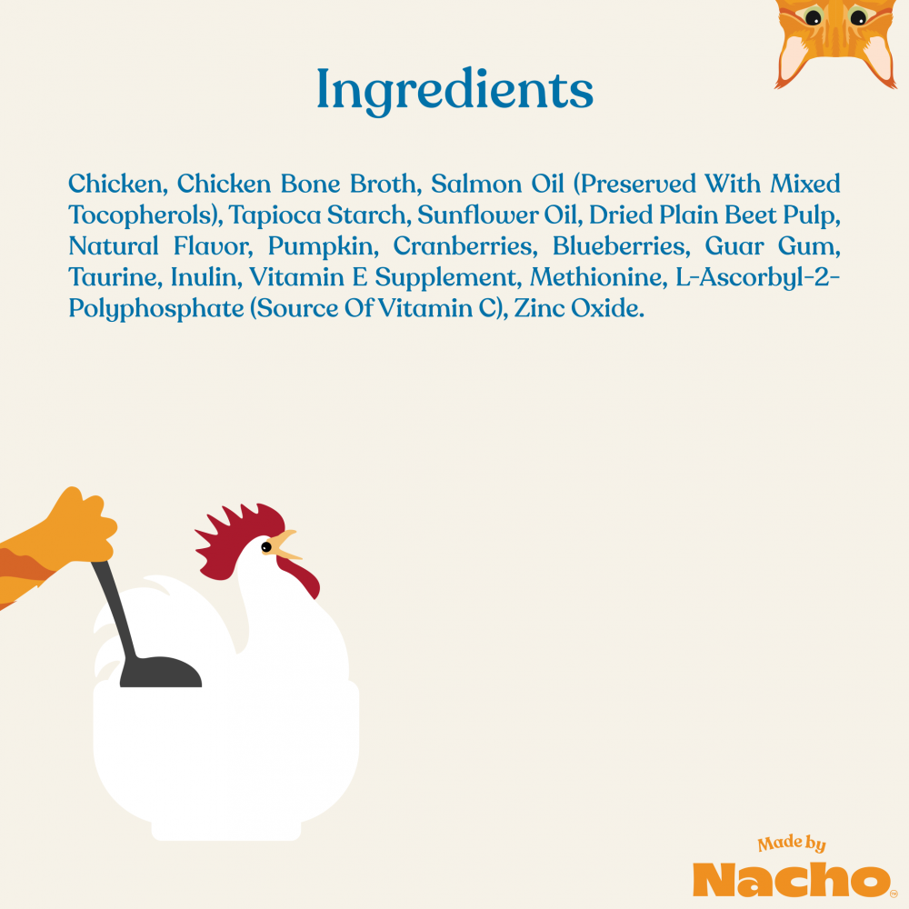 
                  
                    Made By Nacho Immunity Support Cage-Free Chicken Puree Meal Topper With Bone Broth
                  
                