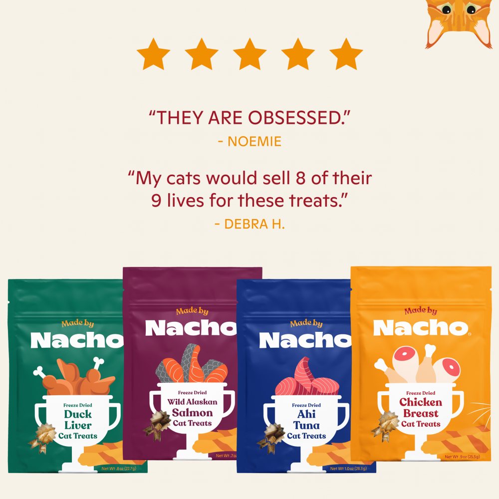 
                  
                    Made by Nacho Freeze Dried Chicken Breast Cat Treats
                  
                