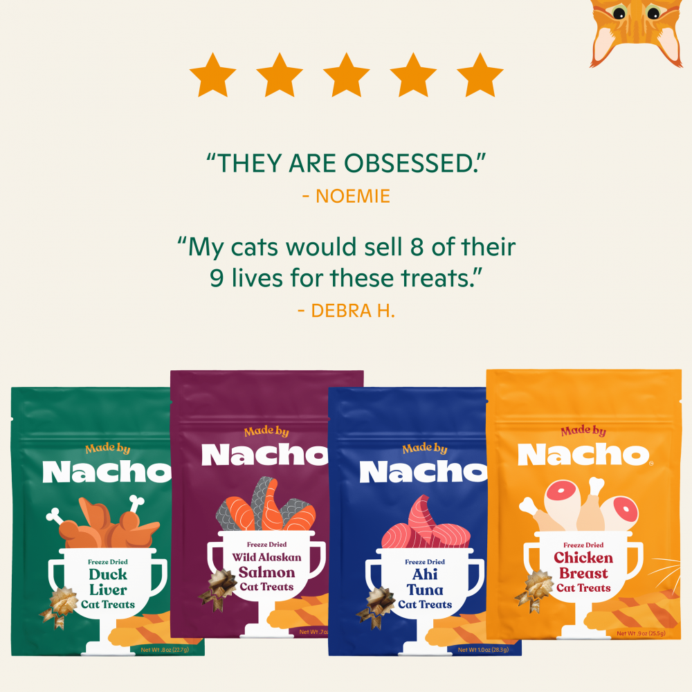 
                  
                    Made by Nacho Freeze Dried Duck Liver Cat Treats
                  
                