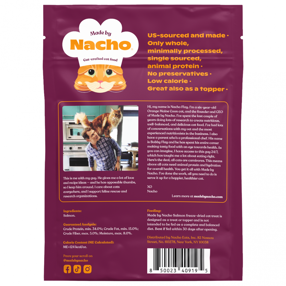 
                  
                    Made By Nacho Freeze Dried Wild Alaskan Salmon Cat Treats
                  
                