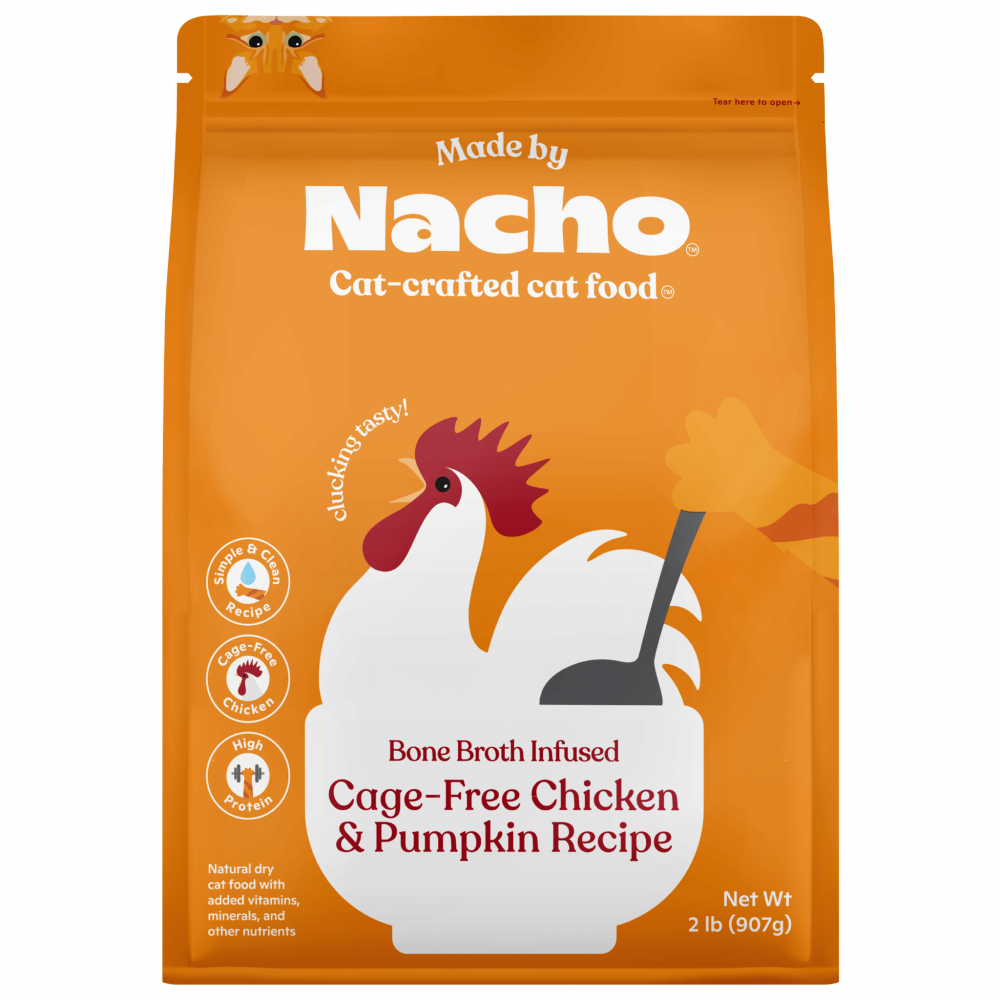 
                  
                    Made By Nacho Bone Broth Infused Cage-Free Chicken & Pumpkin Recipe
                  
                