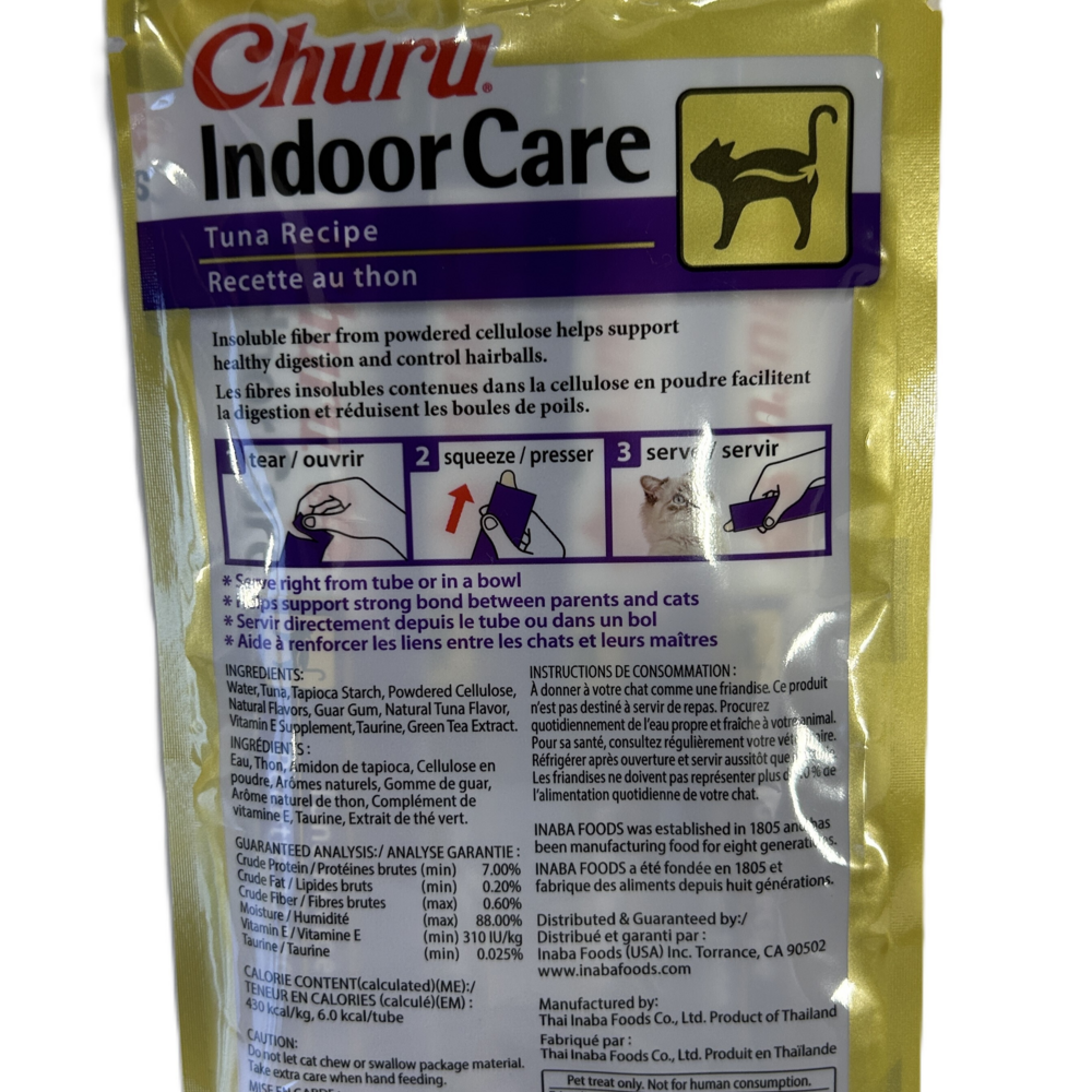 Inaba Churu Indoor Care Tuna Cat Treat