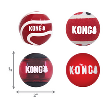 Load image into Gallery viewer, KONG Signature Balls 4 pack Assorted