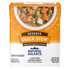 Load image into Gallery viewer, Natural Balance Limited Ingredient Reserve Duck Stew Wet Dod Food