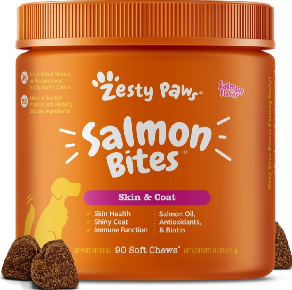 
                  
                    Zesty Paws Salmon Bites
                  
                