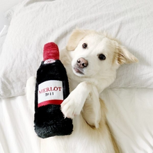 Load image into Gallery viewer, ZippyPaws Happy Hour Crusherz Red Wine Plush Dog Toy