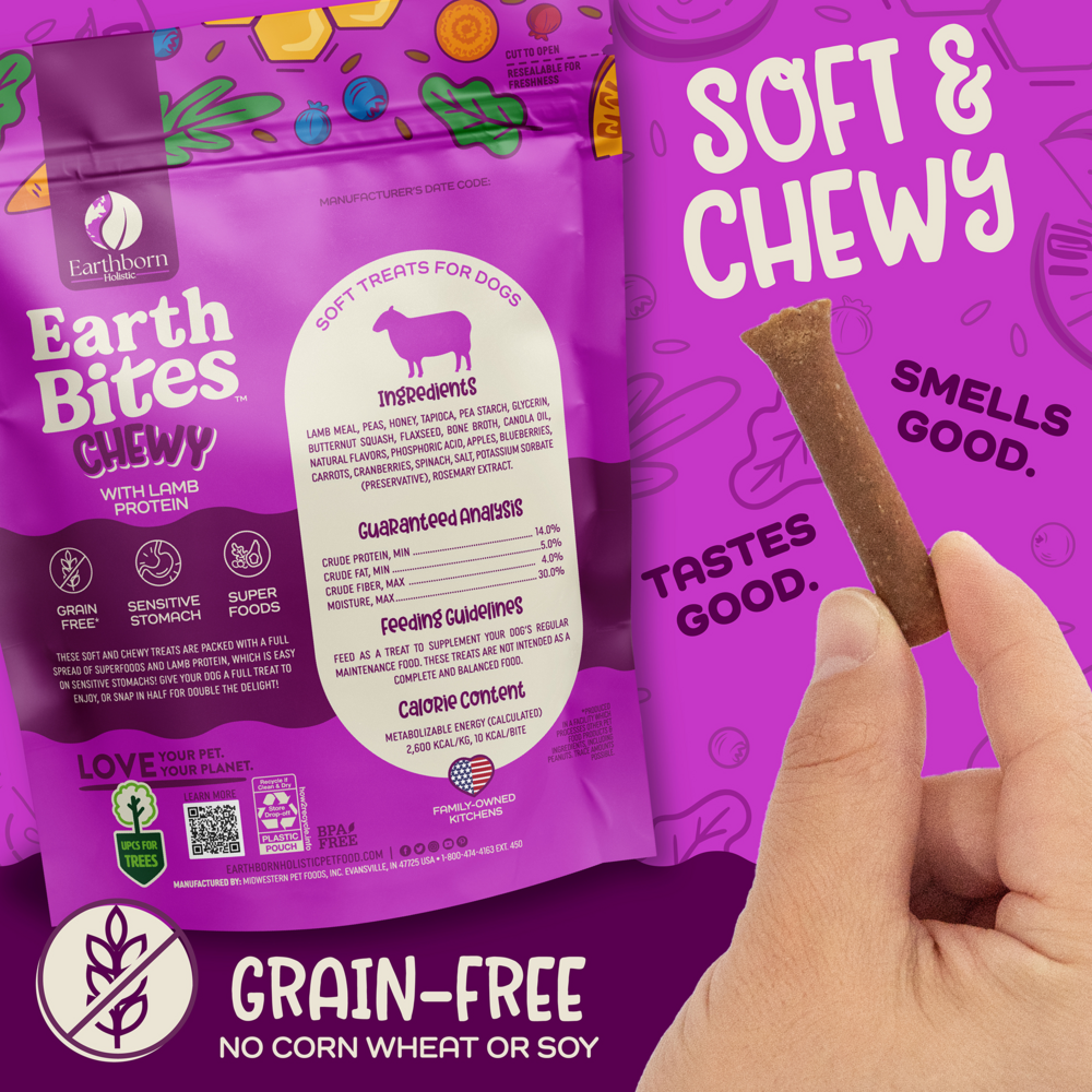 Earthbites Chewy Lamb Dog Treats