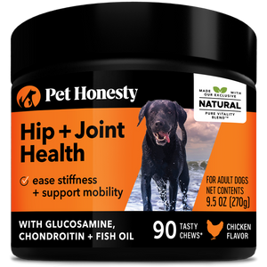 Pet Honesty Dog Hip & Joint Health Glucosamine Soft Chews, Chicken