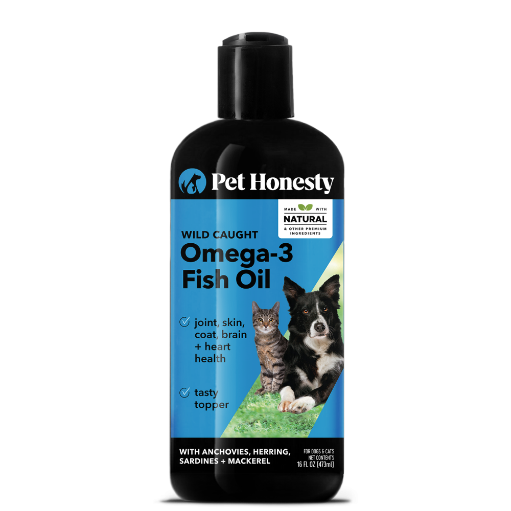 Pet Honesty Dog & Cat Omega 3 Fish Oil, Supports Immunity