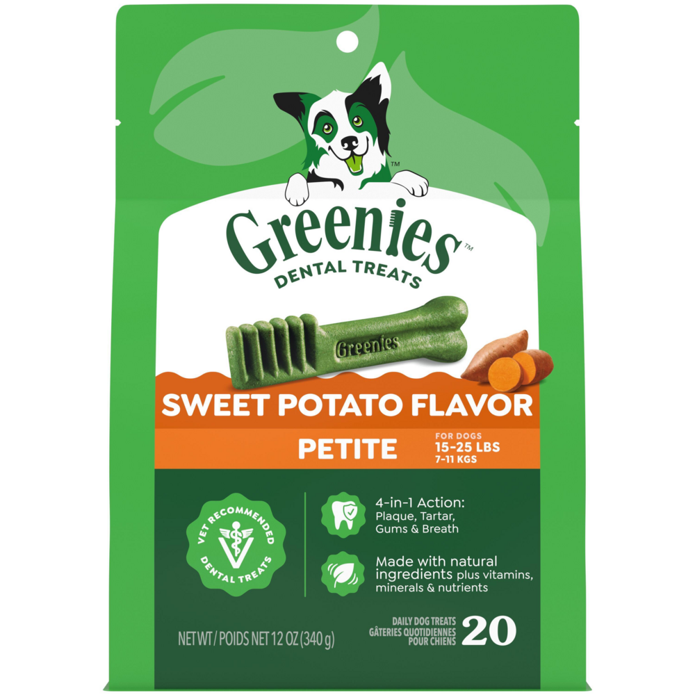 Greenies Dental Bone Sweet Potato  Petite