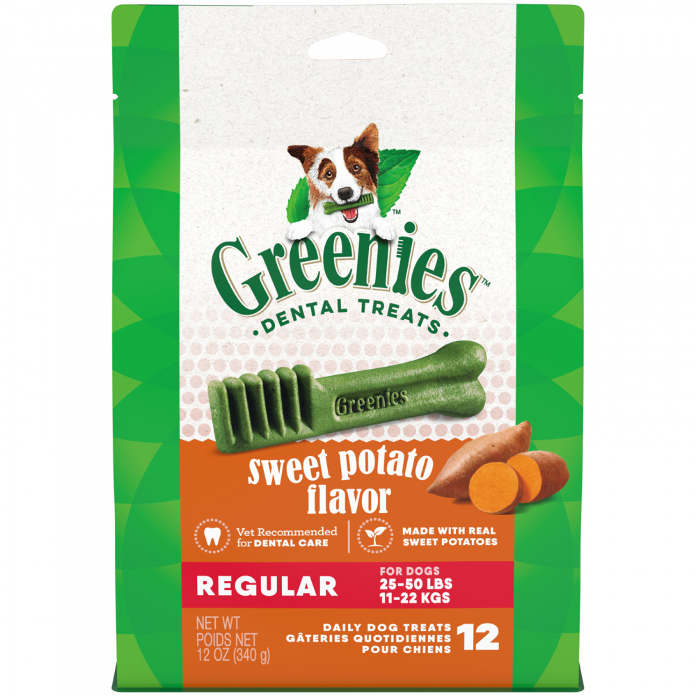 
                  
                    Greenies Dental Bone Sweet Potato Regular
                  
                