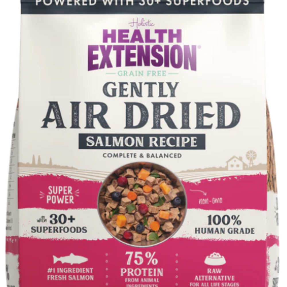 Health Extension Gently Air Dried Salmon Recipe Dog Food