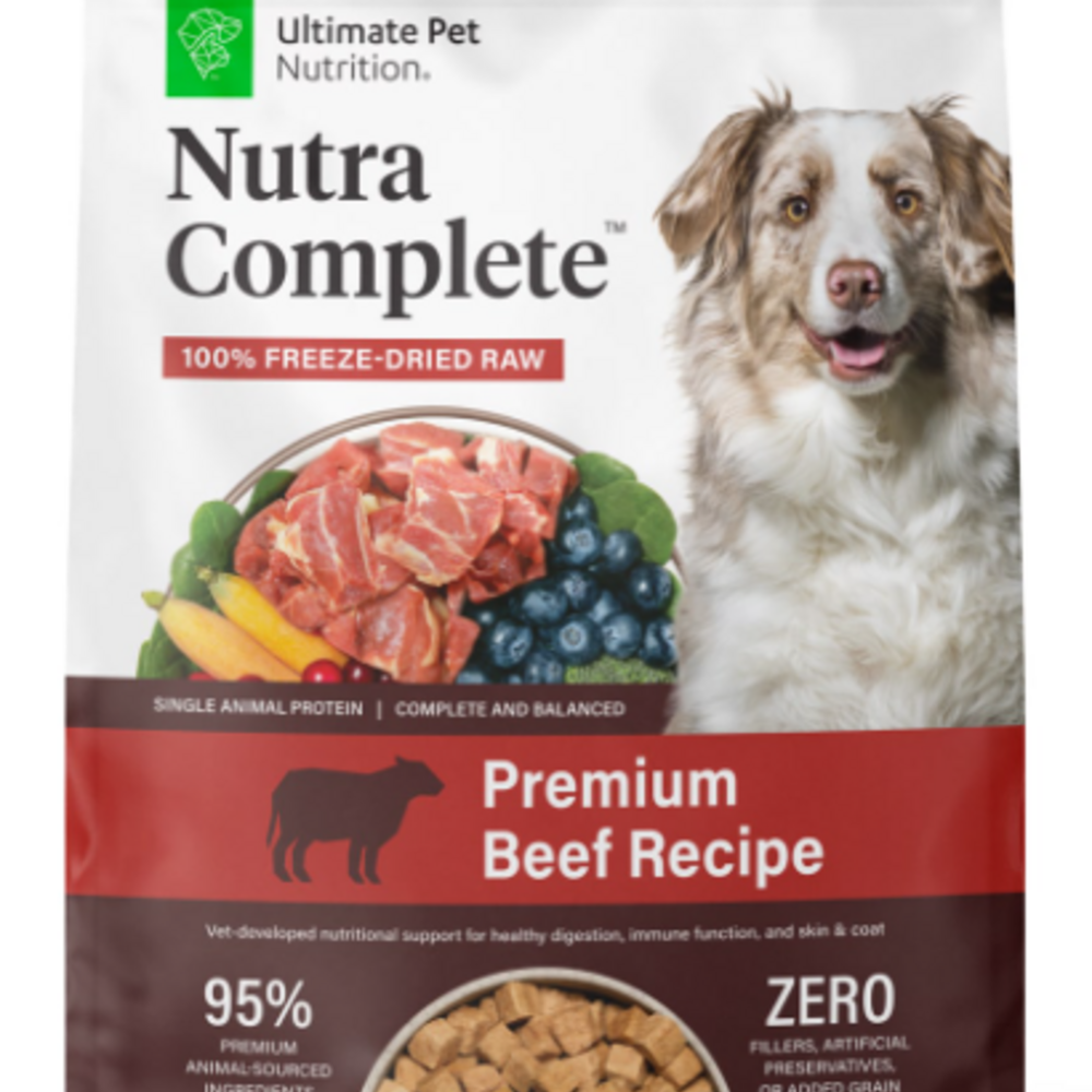 
                  
                    Ultimate Pet Nutrition Freeze Dried Nutra Complete Raw Beef Dog Food
                  
                