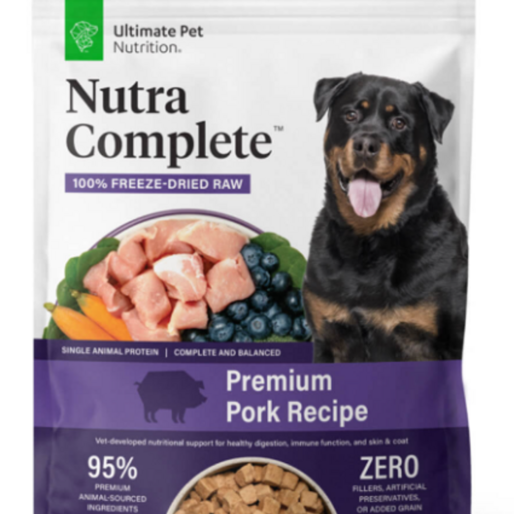 
                  
                    Ultimate Pet Nutrition Freeze Dried Nutra Complete Pork Dog Food
                  
                