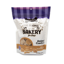 Load image into Gallery viewer, Three Dog Bakery Animal Crackers with Peanut Dog TreatsButter