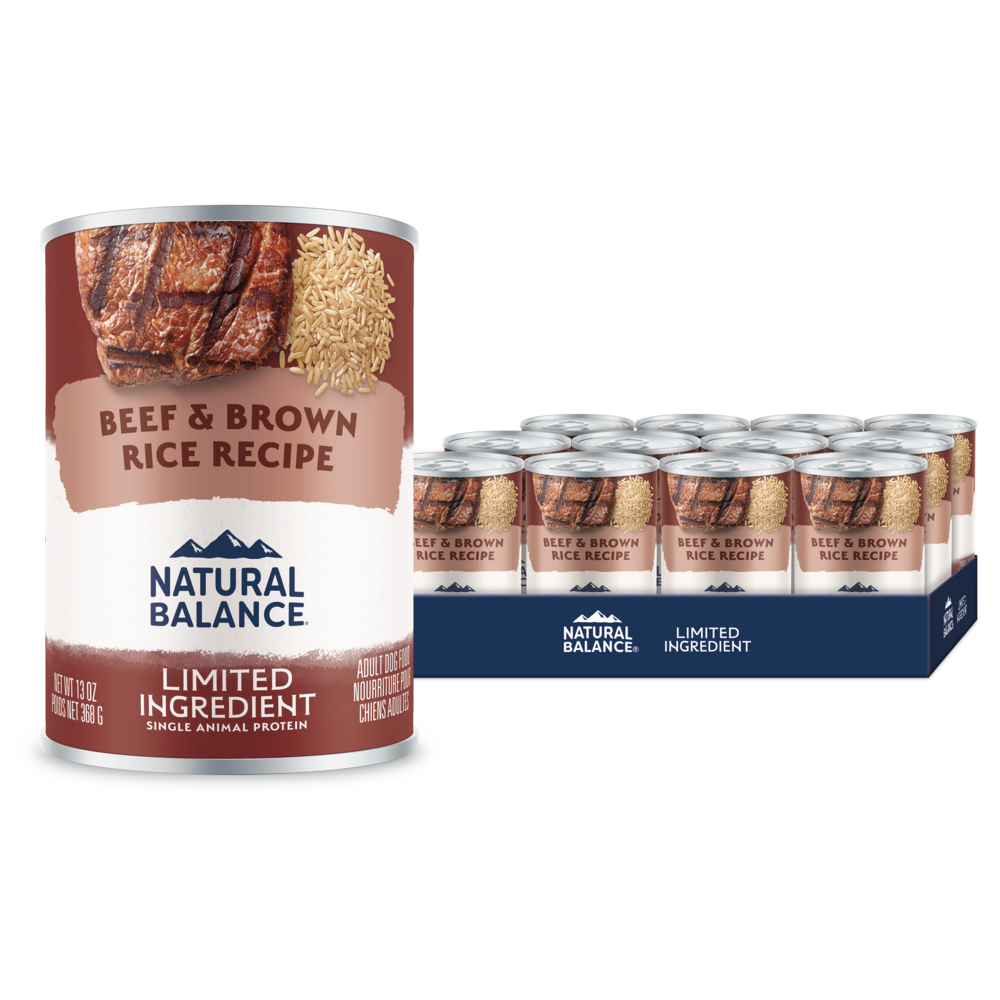 Natural Balance Limited Ingredient Beef & Brown Rice Recipe Wet Dog Food