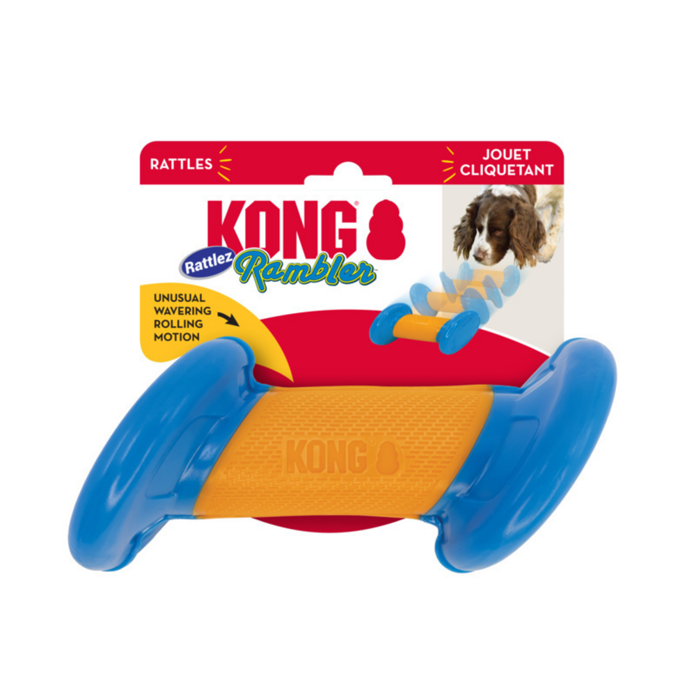 Kong Rattlez Dumbbell Dog Toy