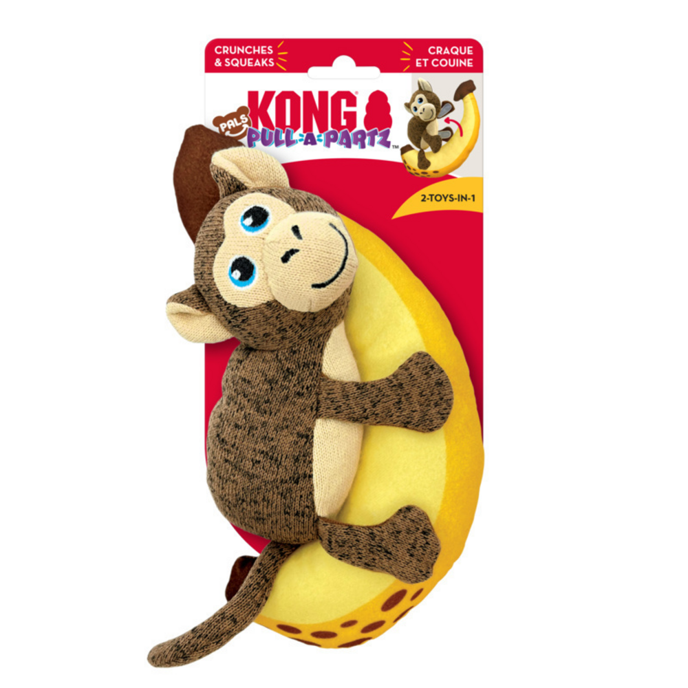 Kong Pull A Partz Pals Monkey Dog Toy