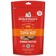 Load image into Gallery viewer, Stella &amp; Chewy&#39;s Stella&#39;s Super Beef Grain Free Dinner Patties Freeze Dried Raw Dog Food