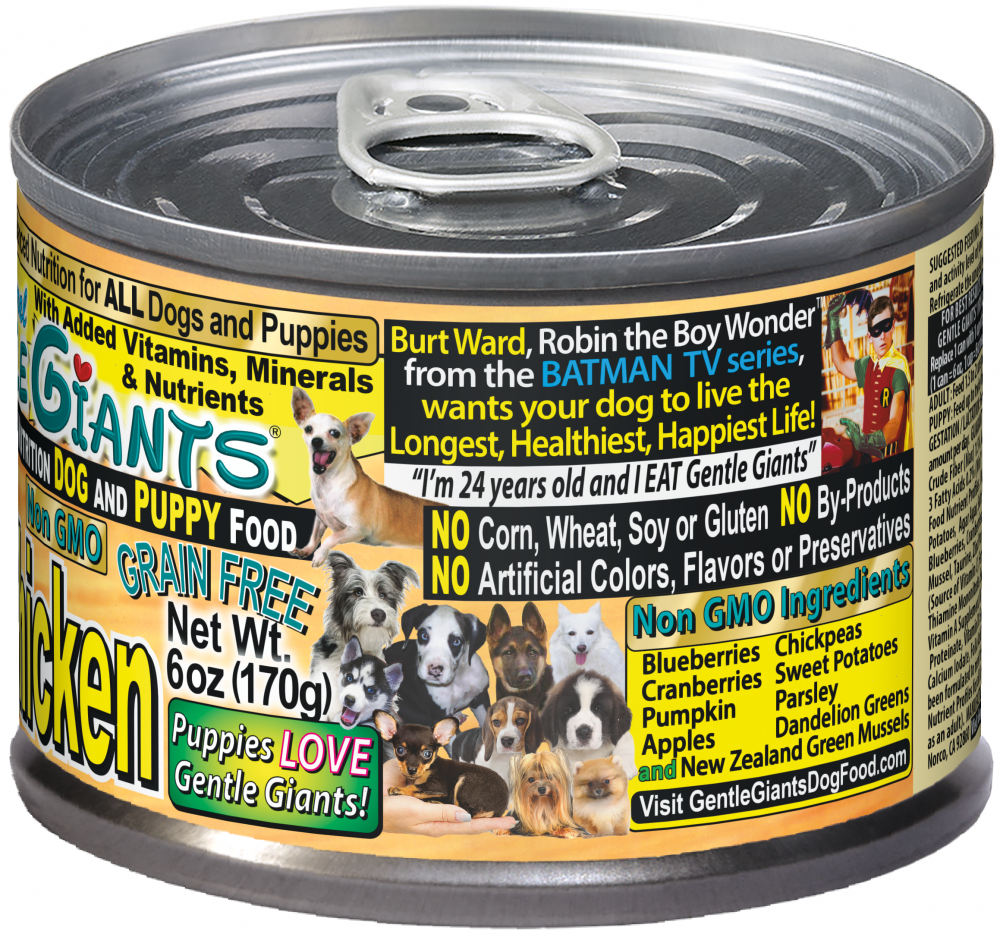 
                  
                    Gentle Giants Non-GMO Grain Free Chicken Dog & Puppy Can Food
                  
                