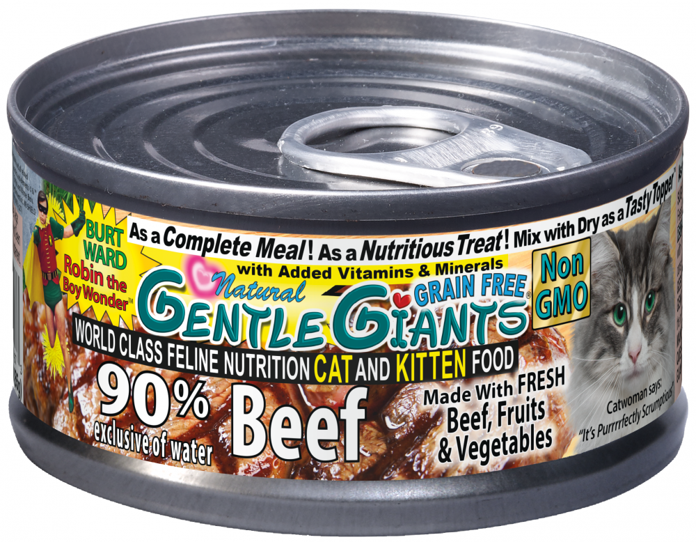 
                  
                    Gentle Giants Natural Non-GMO Beef Cat & Kitten Can Food
                  
                