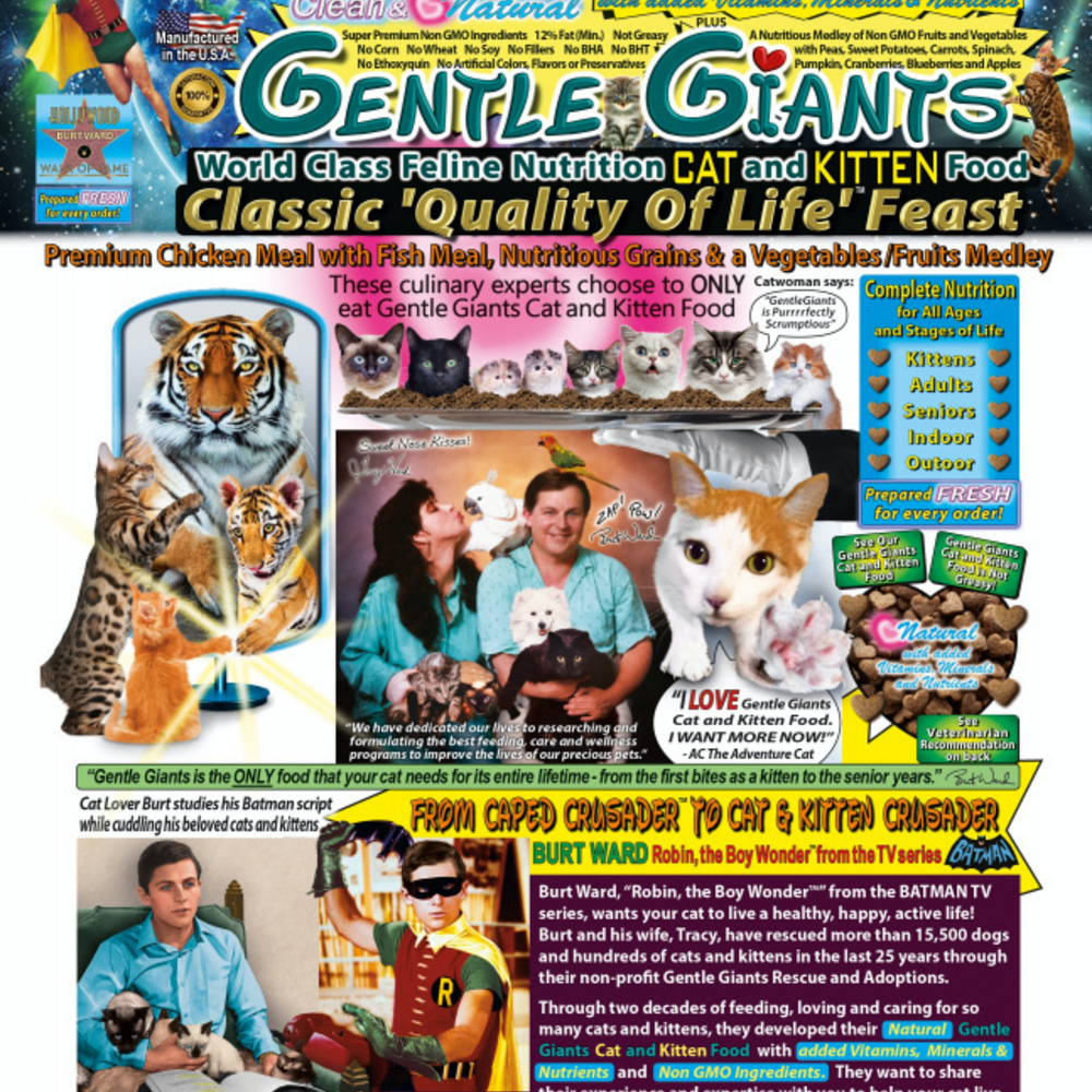 Gentle Giants Natural Non-GMO Chicken/Fish Cat & Kitten Food