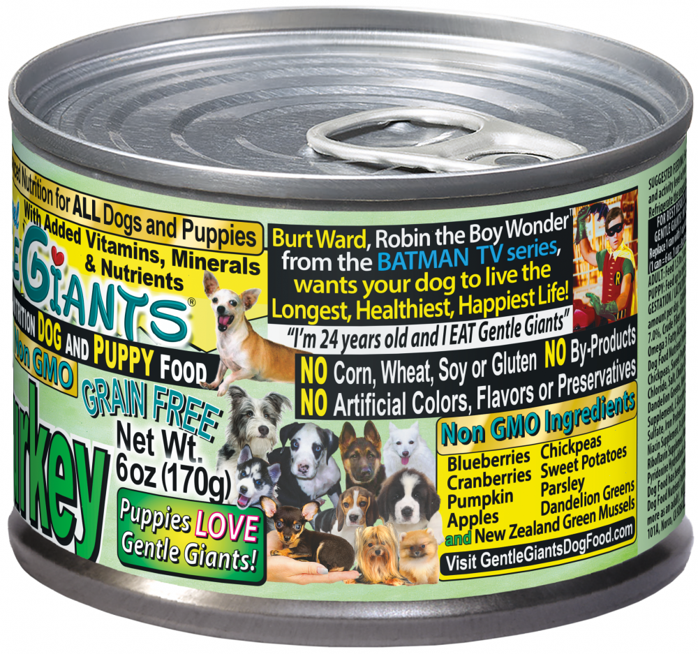 
                  
                    Gentle Giants Non-GMO Grain Free Turkey Dog & Puppy Can Food
                  
                